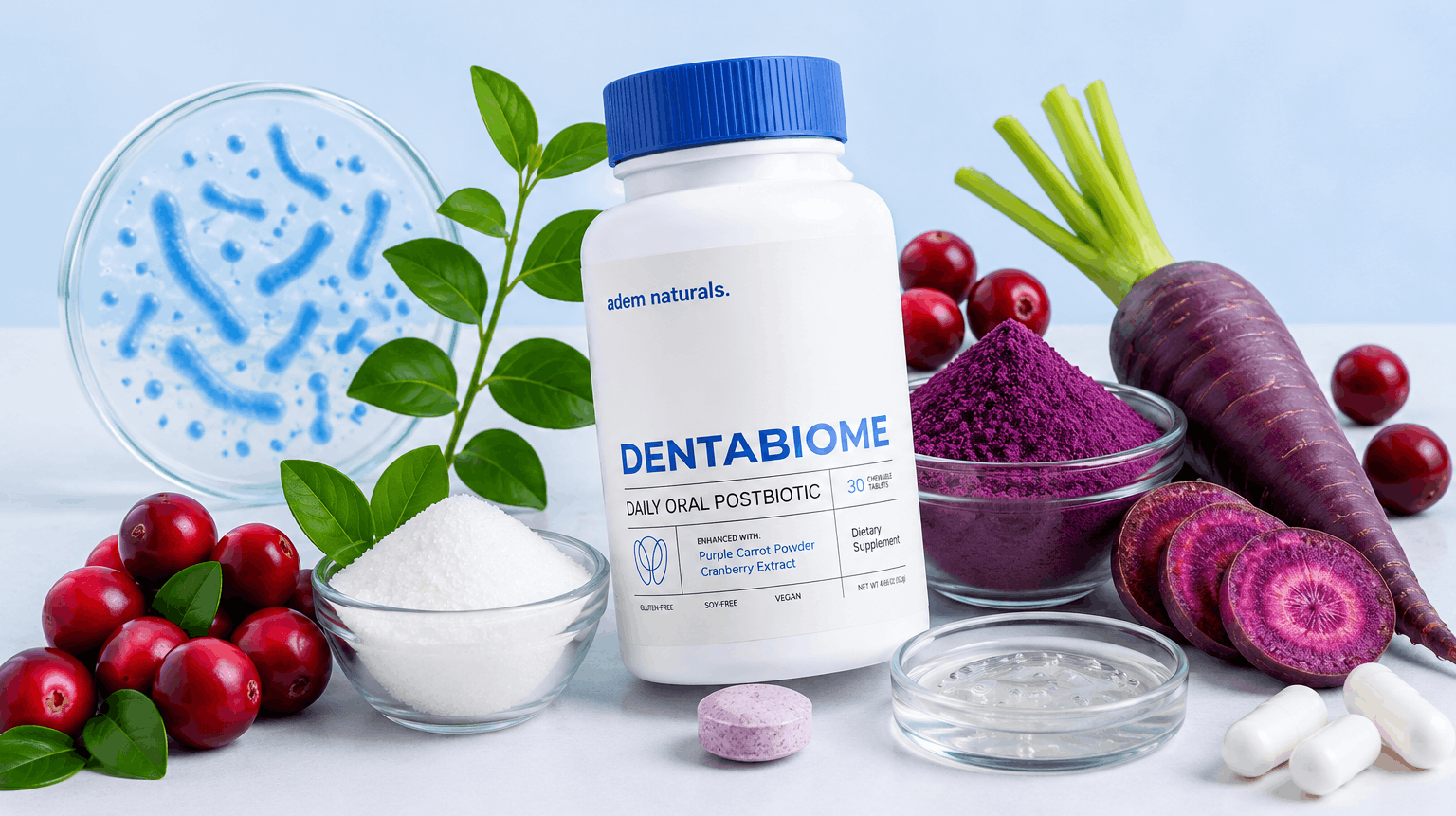 DentaBiome seven key oral health ingredients